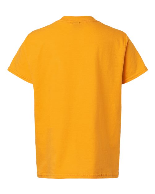 Youth Light Cotton T-Shirt - Gold Back