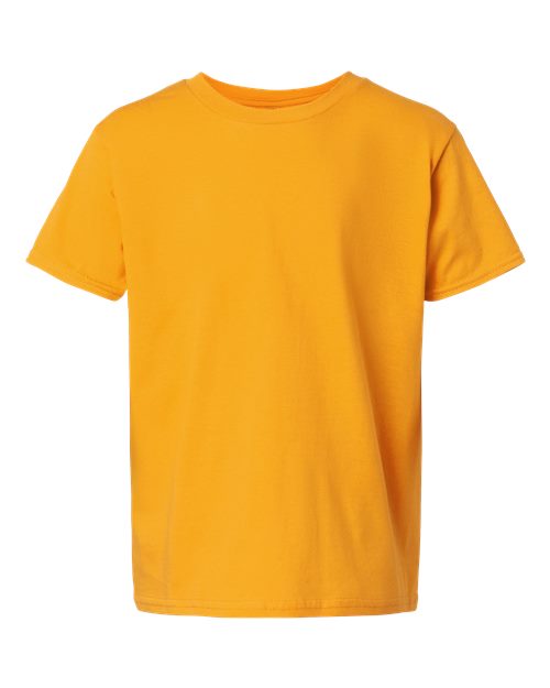 Youth Light Cotton T-Shirt - Gold Front