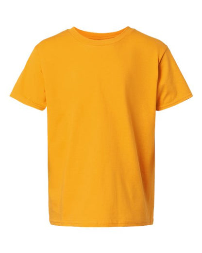 Youth Light Cotton T-Shirt - Gold Front