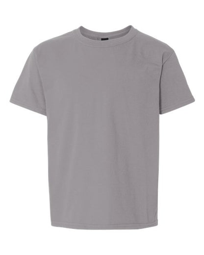 Gildan Youth Light Cotton T-Shirt - Gravel Front