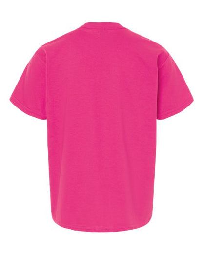 Youth Light Cotton T-Shirt - Heliconia Back