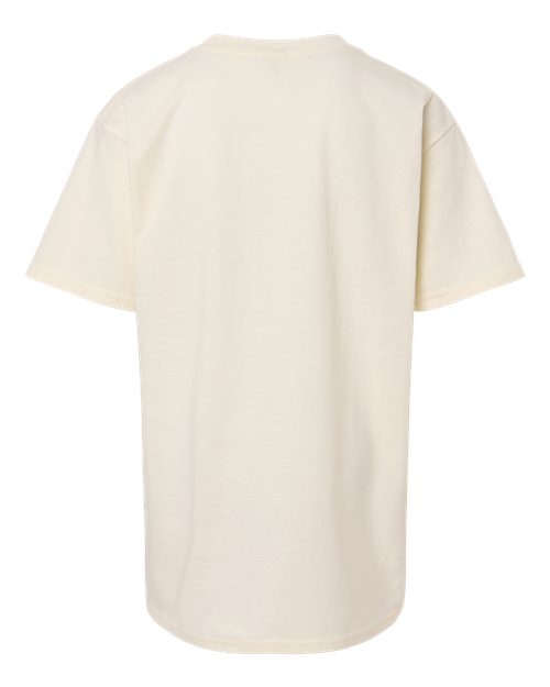 Youth Light Cotton T-Shirt - Natural Back
