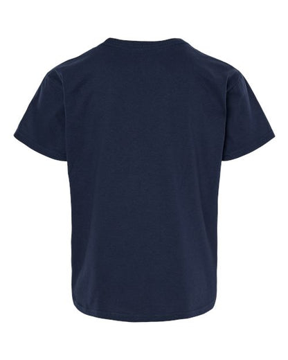 Youth Light Cotton T-Shirt - Navy Back