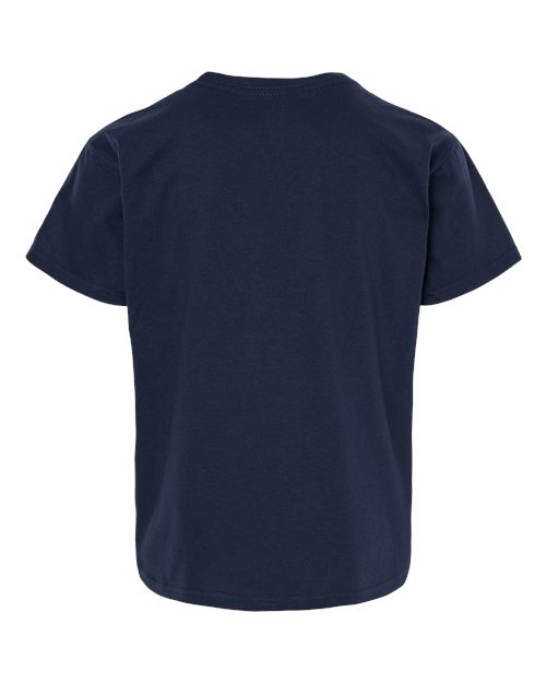 Youth Light Cotton T-Shirt - Navy Back