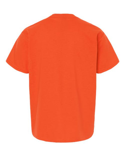 Youth Light Cotton T-Shirt - Orange Back