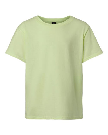 Gildan Youth Light Cotton T-Shirt - Pistachio Front