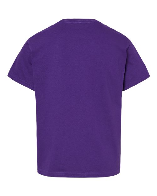 Youth Light Cotton T-Shirt - Purple Back