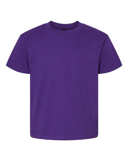 Youth Light Cotton T-Shirt - Purple Front