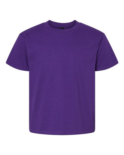 Youth Light Cotton T-Shirt - Purple Front