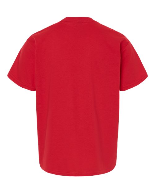 Youth Light Cotton T-Shirt - Red Back
