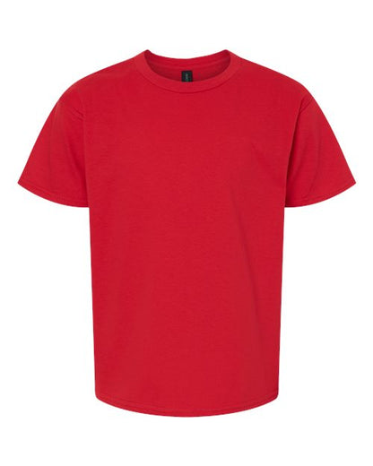 Youth Light Cotton T-Shirt - Red Front