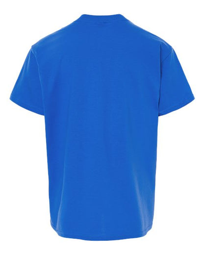Youth Light Cotton T-Shirt - Royal Back