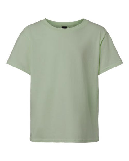 Youth Light Cotton T-Shirt - Sage Front