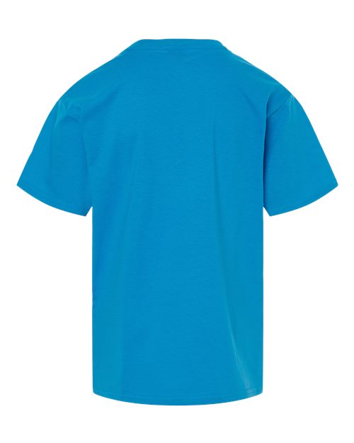 Youth Light Cotton T-Shirt - Sapphire Back