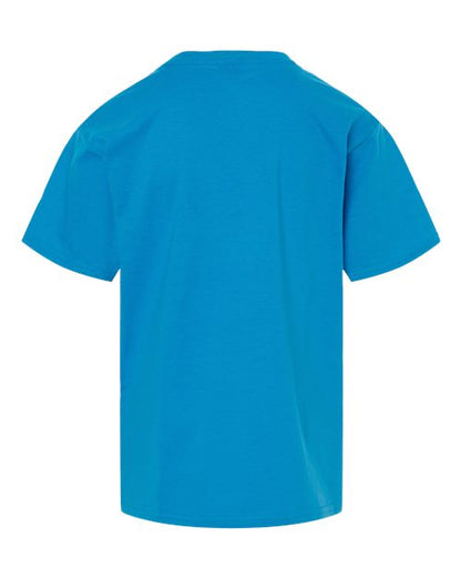 Youth Light Cotton T-Shirt - Sapphire Back
