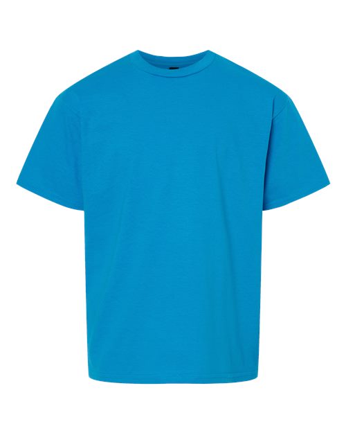 Youth Light Cotton T-Shirt - Sapphire Front