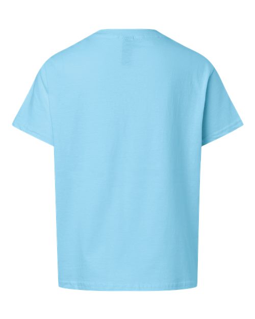 Youth Light Cotton T-Shirt - Sky Back