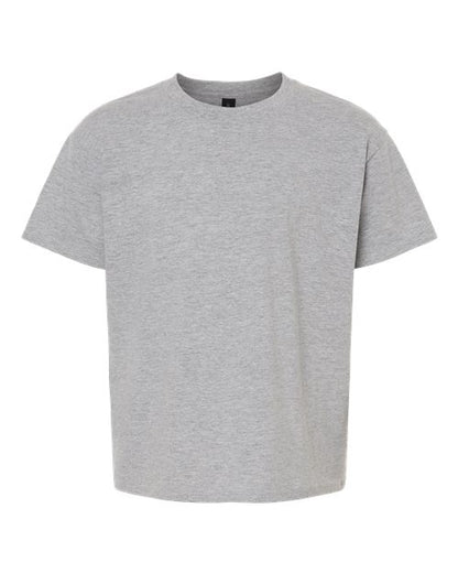 Youth Light Cotton T-Shirt - Sport Grey Front
