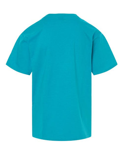 Youth Light Cotton T-Shirt - Tropical Blue Back