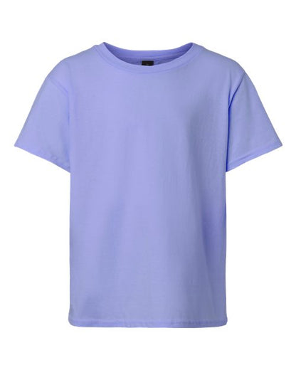 Youth Light Cotton T-Shirt - Violet Front
