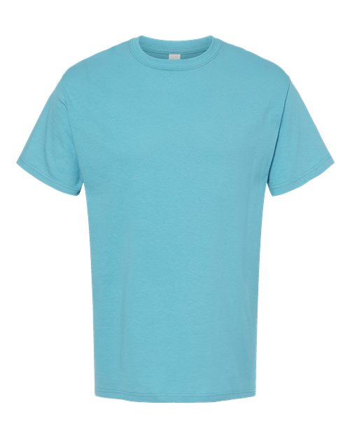 M&O Men's Gold Soft Touch T-Shirt - Diving Blue Front