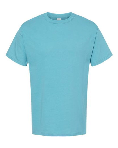 M&O Men's Gold Soft Touch T-Shirt - Diving Blue Front