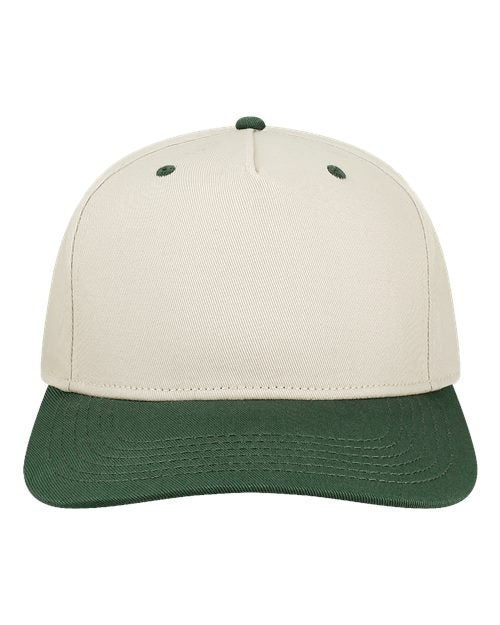 LEGACY Heritage Twill Cap - Stone/ Dark Green Front