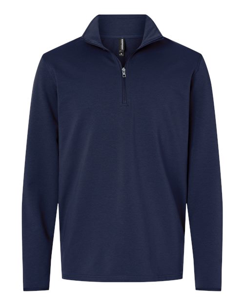 Independent Trading Co. Men's Perform Quarter-Zip Pullover - Classic Navy Front