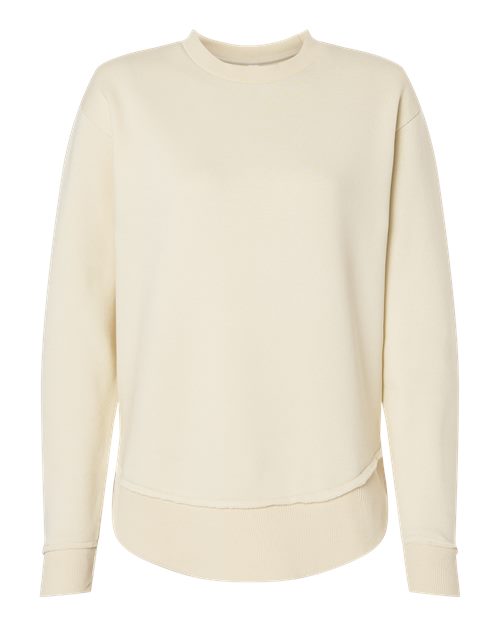 LAT Women's Weekend Crewneck Sweatshirt - Natural Front
