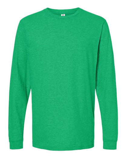 Tultex Unisex Fine Jersey Long Sleeve T-Shirt - Heather Kelly Front