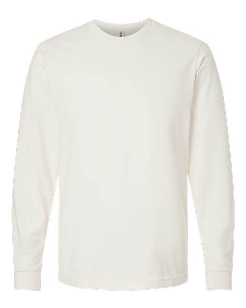 Tultex Unisex Fine Jersey Long Sleeve T-Shirt - Vintage White Front