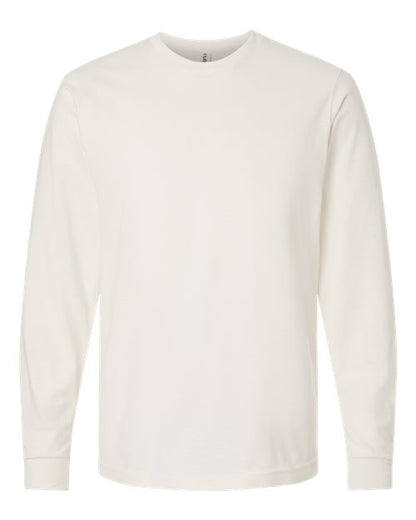 Tultex Unisex Fine Jersey Long Sleeve T-Shirt - Vintage White Front