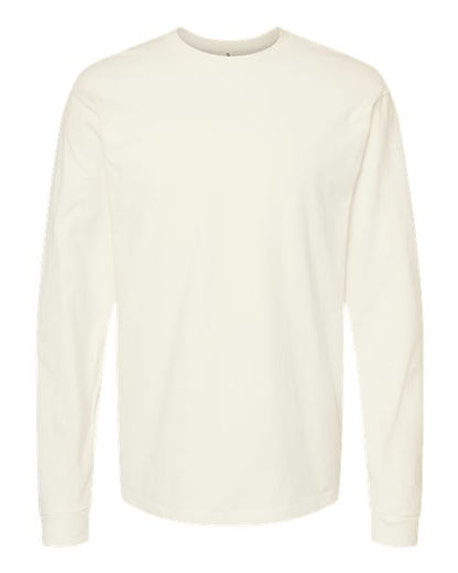 Tultex Unisex Heavyweight Jersey Long Sleeve T-Shirt - Natural Front