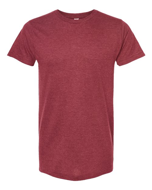 Tultex Unisex Fine Jersey T-Shirt - Heather Cardinal Front