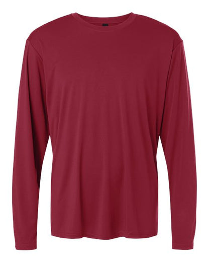 AllPro Unisex Pro-Lock Performance Long Sleeve T-Shirt - Cardinal Front