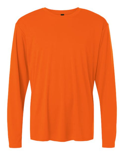 AllPro Unisex Pro-Lock Performance Long Sleeve T-Shirt - Deep Orange Front