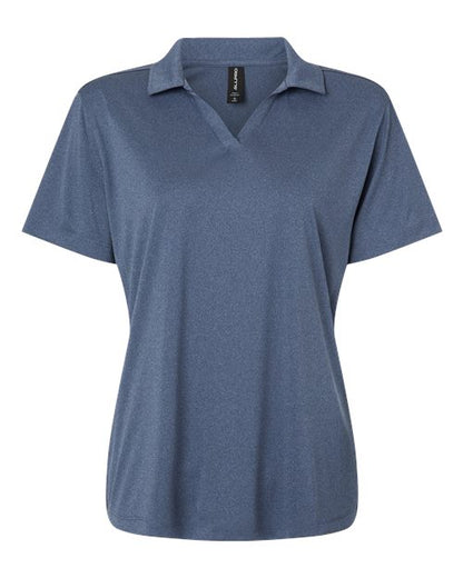 AllPro Women's Pro-Lock Performance Polo - Heather Navy Front