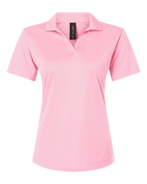 AllPro Women's Pro-Lock Performance Polo - Light Pink Front