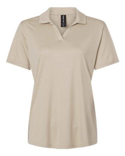 AllPro Women's Pro-Lock Performance Polo - Sand Front