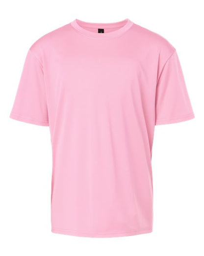 AllPro Youth Pro-Lock Performance T-Shirt - Light Pink Front