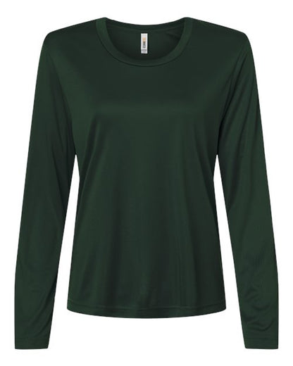 CORE365 Women's Capital Performance Long Sleeve T-Shirt - Forest Front