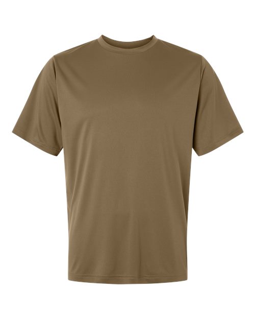 CORE365 Unisex Capital Performance T-Shirt - Coyote Brown Front