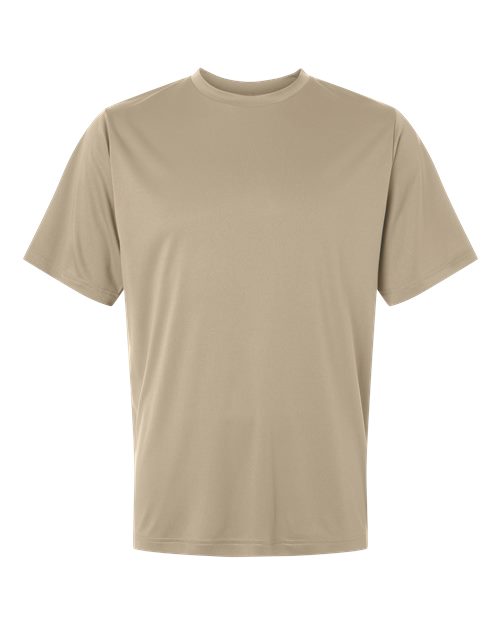 CORE365 Unisex Capital Performance T-Shirt - Desert Khaki Front