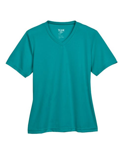 Team 365 Women's Zone Performance T-Shirt - Clear Teal Front