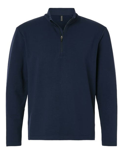 AllPro Men's Pro-Flex Fleece Quarter-Zip Pullover - Navy Front