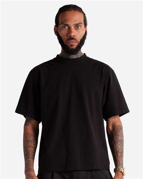 Shaka Wear Unisex Max Heavyweight Cropped Tee - Model Front