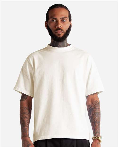 Unisex Max Heavyweight Cropped Tee - Off white Front