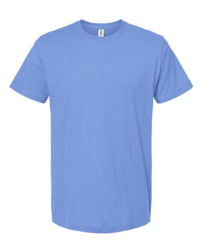Tultex Unisex Fine Jersey T-Shirt - Carolina Blue Front