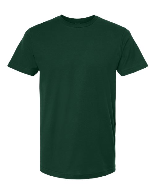 Tultex Unisex Fine Jersey T-Shirt - Forest Green Front