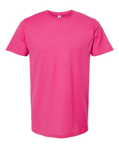 Tultex Unisex Fine Jersey T-Shirt - Fuchsia Front